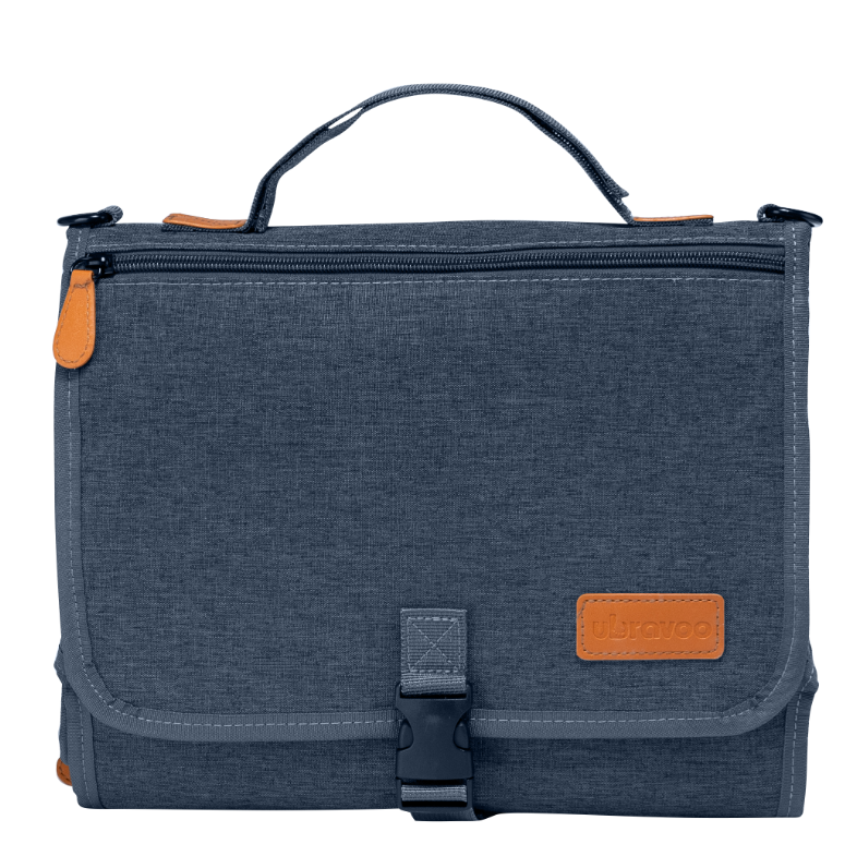Portable Changing Pad with Shoulder Strap - Detachable Travel Changing Pad - Baby Shower Gifts - Fully Padded & Lightweight - Baby Boy Gifts - Diaper Changing Pad - Changing Mat 27"x22"