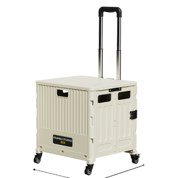 Grey Plastic Folding Craft/Sewing & Hobby Trolley