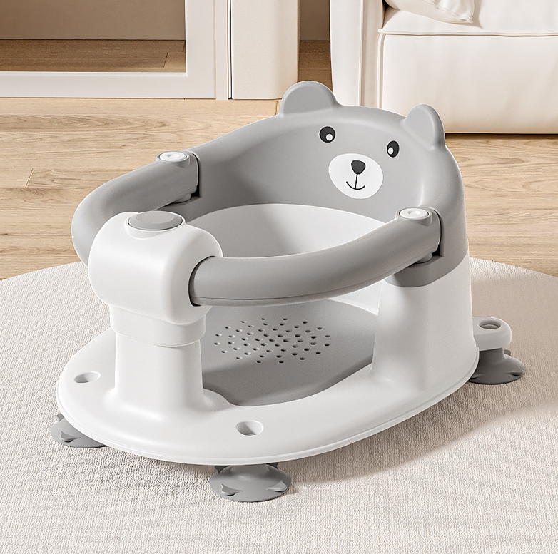 Sturdy Plastic Bath Stool – Anti-Slip & Comfortable Shower Chair for Seniors