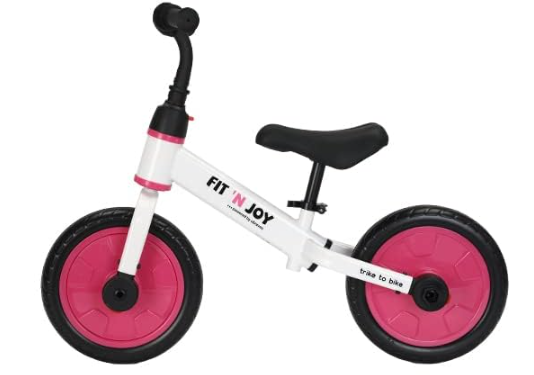 UBRAVOO Fit 'n Joy Kinderfahrrad Fahrräder, 4-in-1 Laufrad für Kinder mit Pedalen und Stützrädern, Trike-to-Bike Kinderrad für Jungen und Mädchen von 2 bis 5 Jahren (Rosa)