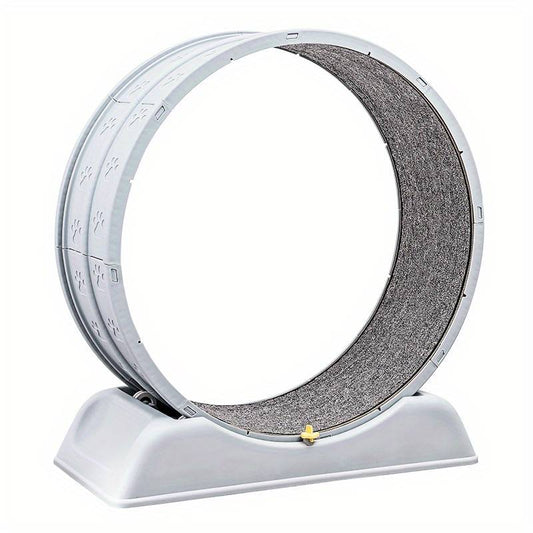 Gray Cat Treadmill | Silent Running Wheel for Indoor Cats to Stay Active & Healthy