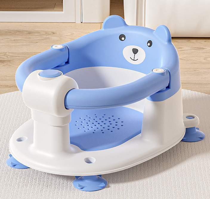 Sturdy Plastic Bath Stool – Anti-Slip & Comfortable Shower Chair for Seniors