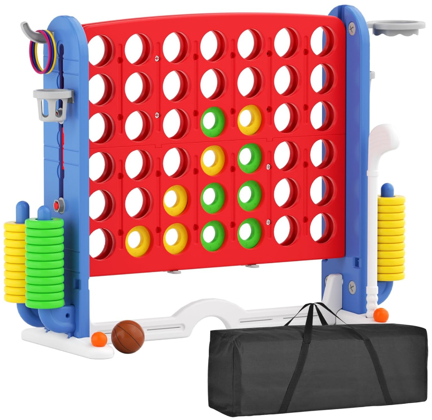 Four in a Row - Red and Blue