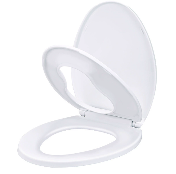 U-Shaped Toilet Seat - White