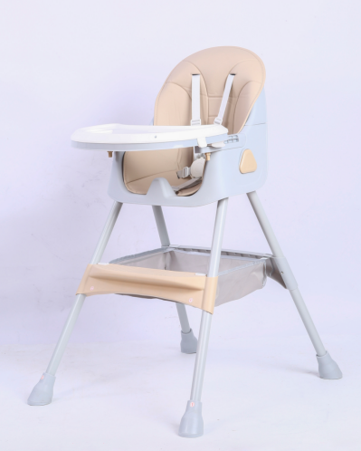 Baby High Chair with Detachable Toys Adjustable Height Feeding Seat for Toddlers Safe and Comfortable