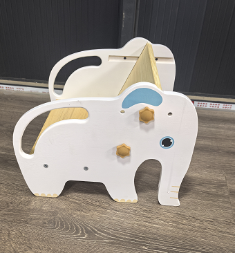 Toddler Step Stool, Kids Wooden Height Adjustable Two-Step Stool, Potty Training Stool with Handles, Suitable for Bathroom Sink, Kitchen, Bedroom