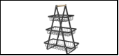 Portable fruit basket double-layer storage basket desktop storage basket snack storage rack drain basket fruit and vegetable basket