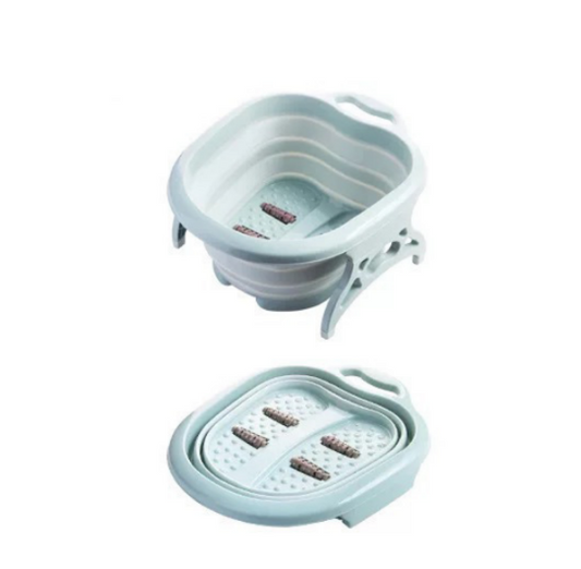 Folding foot bath bucket