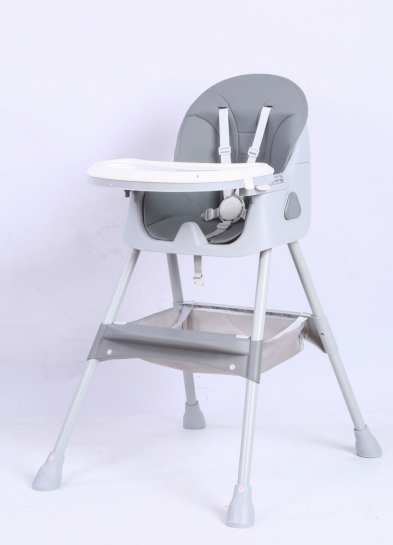 Baby High Chair with Detachable Toys Adjustable Height Feeding Seat for Toddlers Safe and Comfortable
