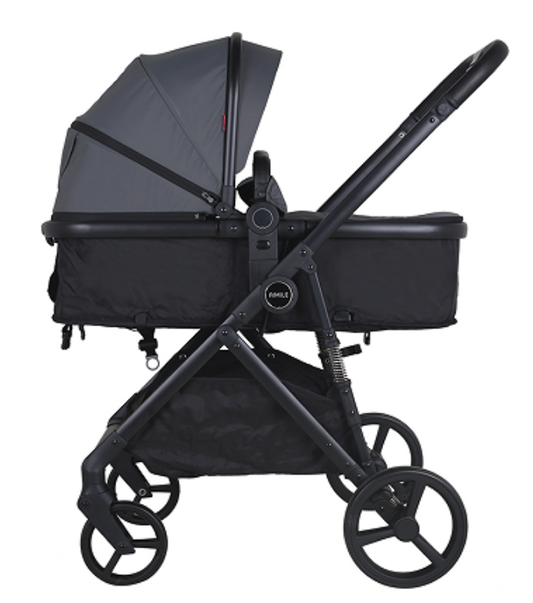 Baby stroller black + gray